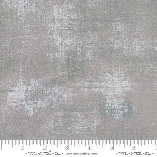 Grunge Basics - Silver Texture Blender in Gray/Grey Cotton Quilt Fabric Material By Basic For Moda Fabrics 30150-418 | W8182