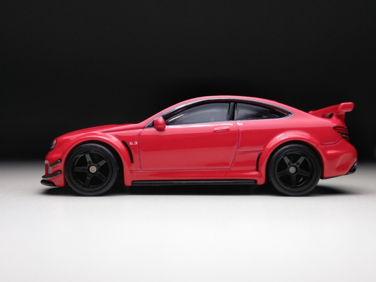 Mercedes C63 Amg Black Series Hot Wheels | Custom Real Rubber Wheels