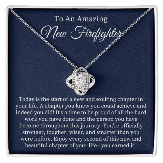 Firefighter Graduation Gift, Grad Gift For Women, Necklace, New Lkc