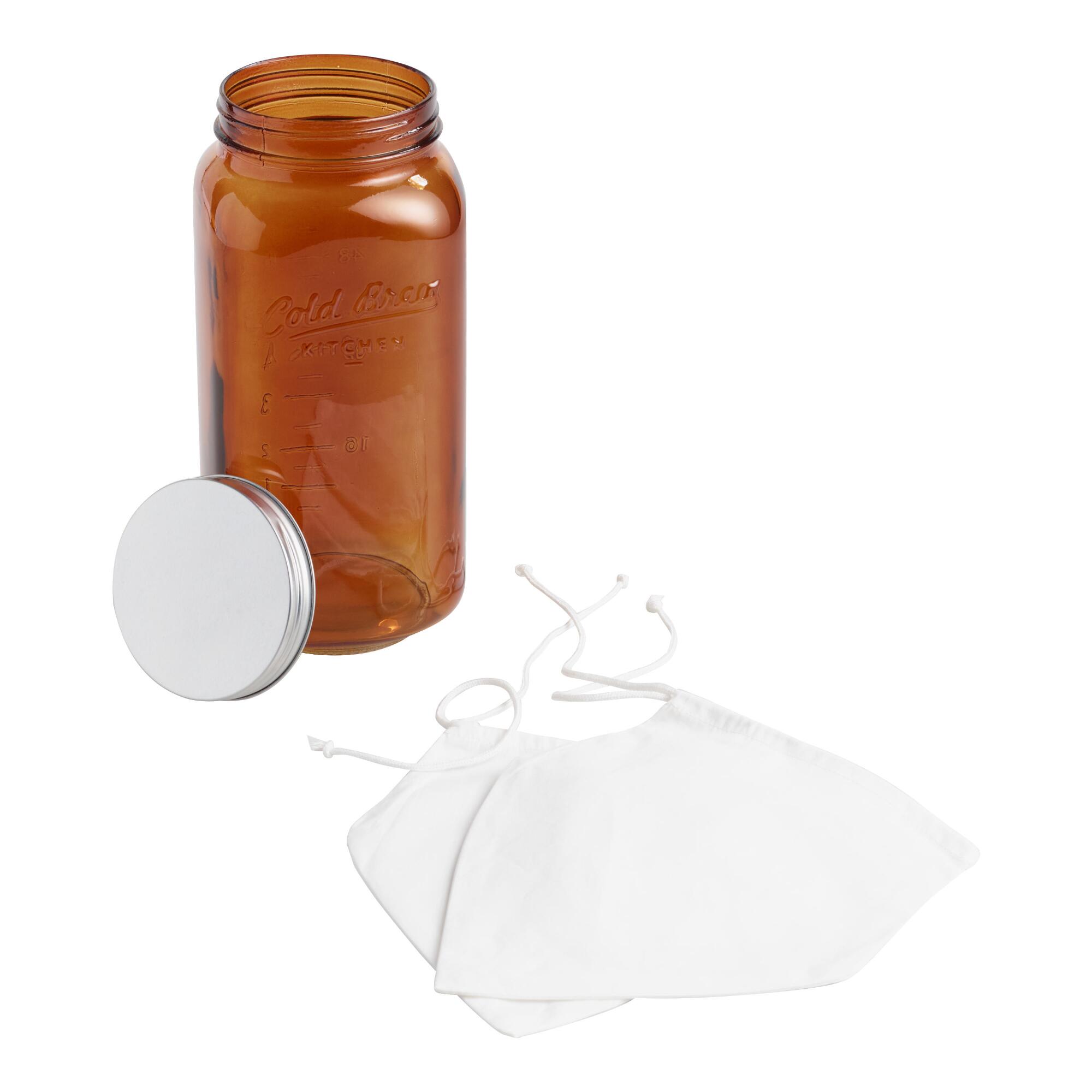 Glass Cold Brew Coffee Jar With Cotton Filters by World Market