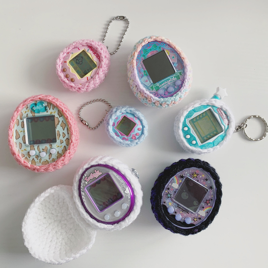 Crochet Tamagotchi Case