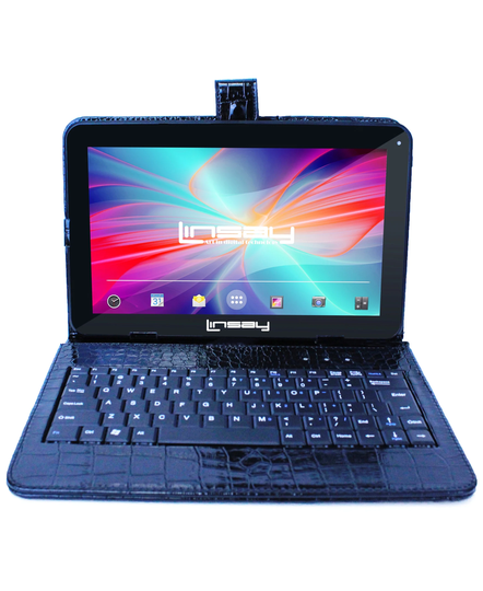 LINSAY 10.1-in Wi-fi Only Android 11 Tablet with Accessories with Case Included;; | F10XHDBKCOBLACK
