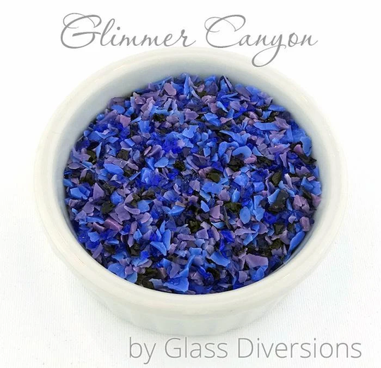 Glimmer Canyon Frit Blend Coe 96