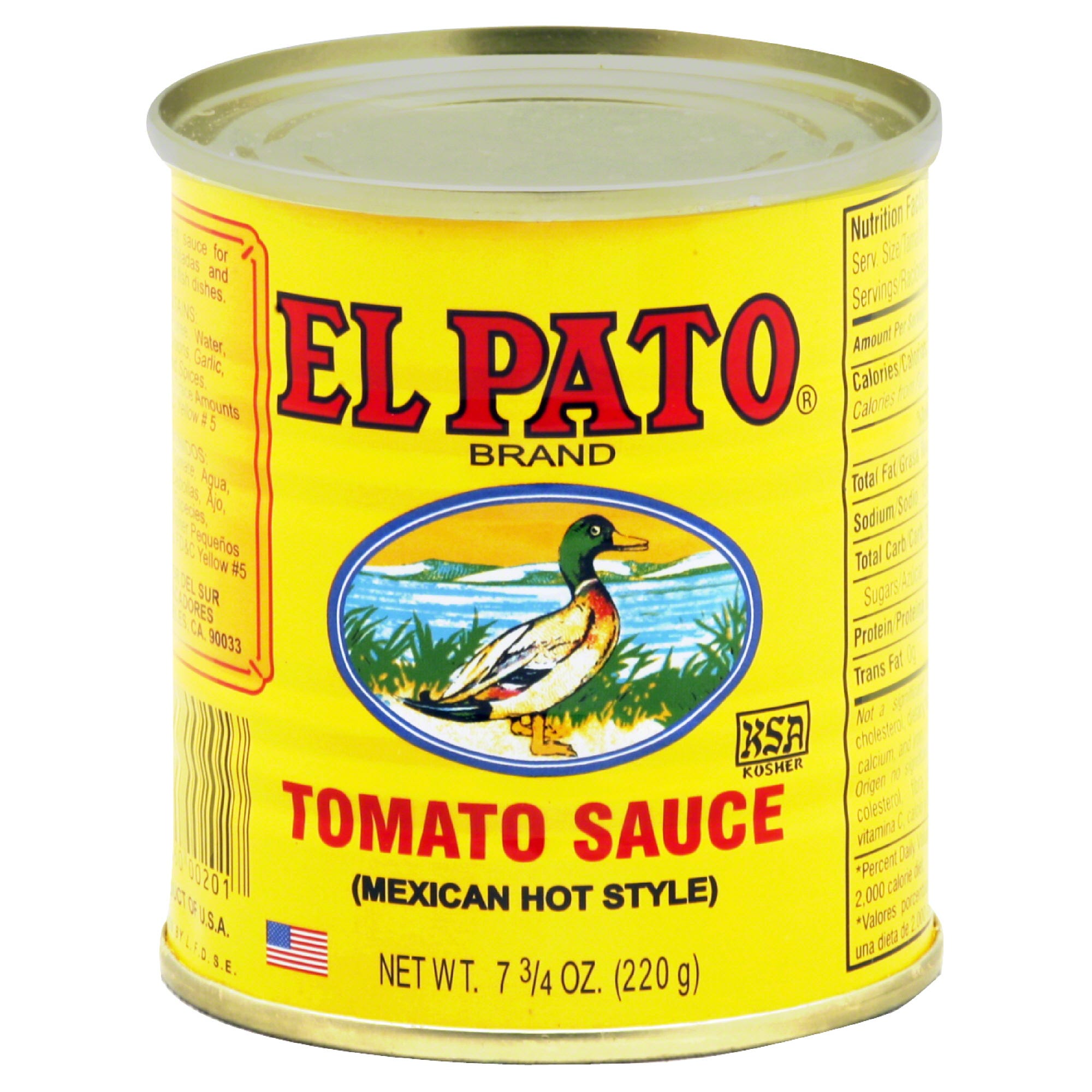 El Pato Tomato Sauce, Mexican Hot Style - 7.75 oz