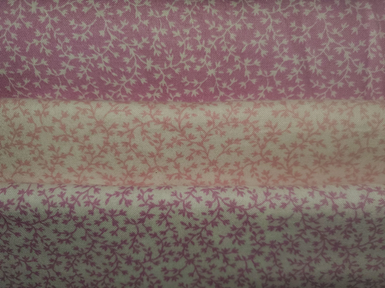 Purple & Pink Floral Blender Tonal Prints For Quilting 100% Cotton