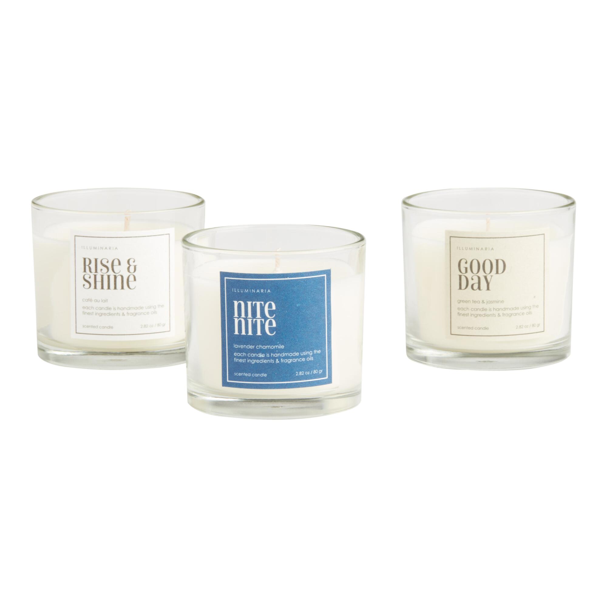Night & Day Candle Boxed 3 Piece Gift Set: Multi - Scented Wax by World Market