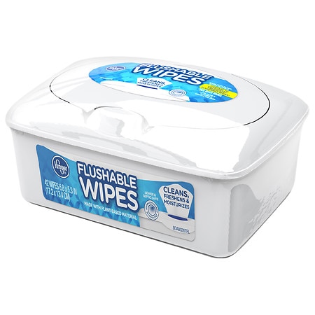 Kroger Flushable Wipes - 42.0 ea