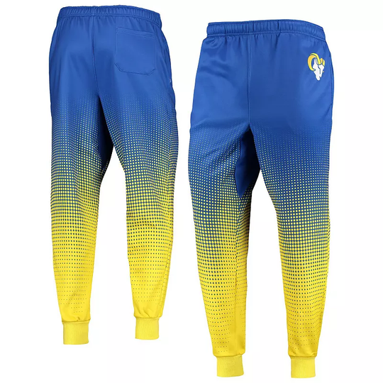 Men's FOCO Royal Los Angeles Rams Gradient Jogger Pants, Size: 2XL, LAR Blue