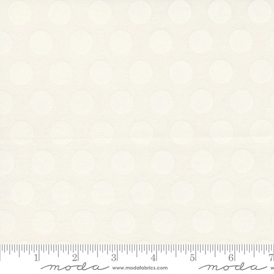 Dots Blender in Ivory Sincerely Yours By Sherri & Chelsi .. Moda Fabrics Cream On Cream, Polka Dot