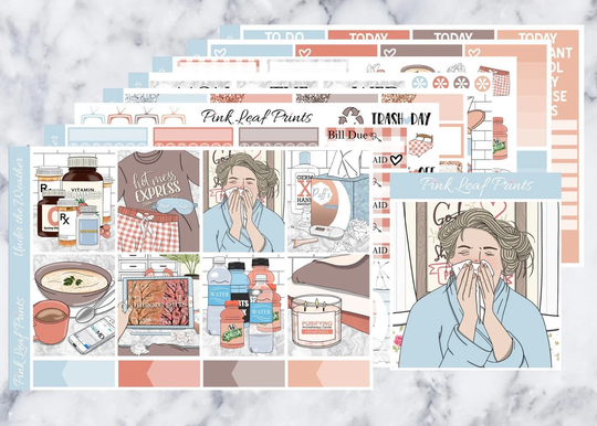 Matte | Under The Weather A La Carte Weekly Planner Sticker Kit