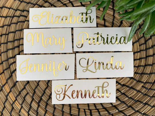 Custom Name Decal, Wedding Party Decal, Glass Stickers, Sticker, Gift Box Wine Glass Personalized Decal