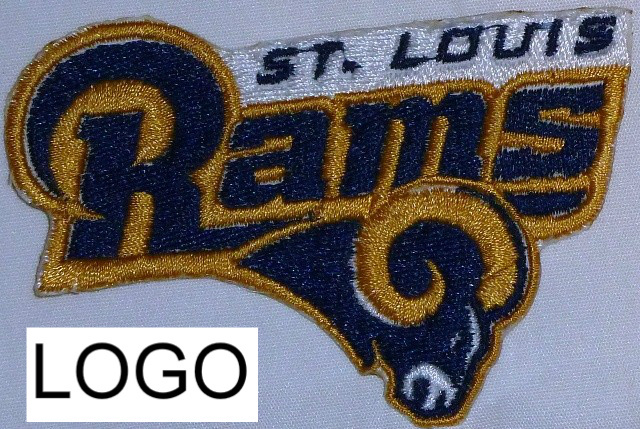 Saint Louis Rams Logo Iron On Patch
