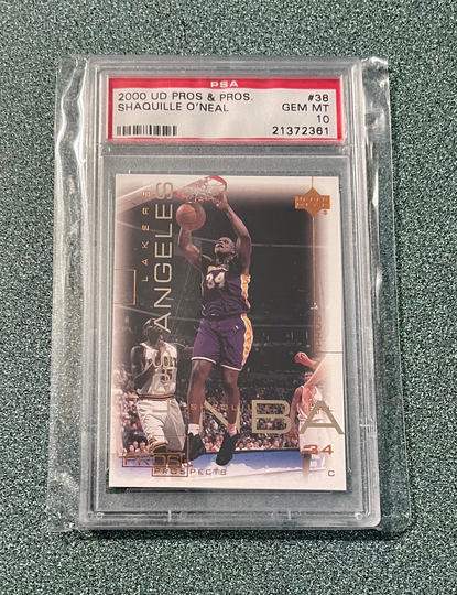 2000 Upper Deck Pros & Pros. Shaquille O'neal Los Angeles Lakers Psa 10 Gem Mint