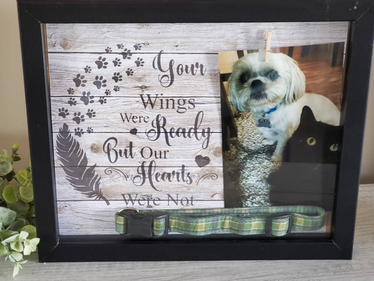 Pet Memorial, Loss Gifts, Personalized Dog Frame, Gift, Bereavement, Sympathy, Memorial Frame