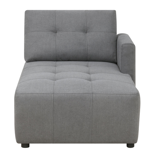 Picket House Furnishings Gianni Modern Charcoal Polyester/Blend Sectional in Gray | UAI526165E