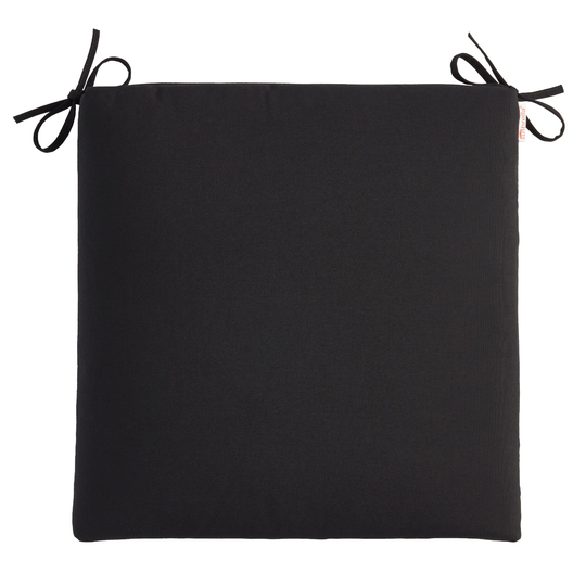 Sunbrella Black Canvas Outdoor Patio Chair Cushion - Acrylic by World Market
