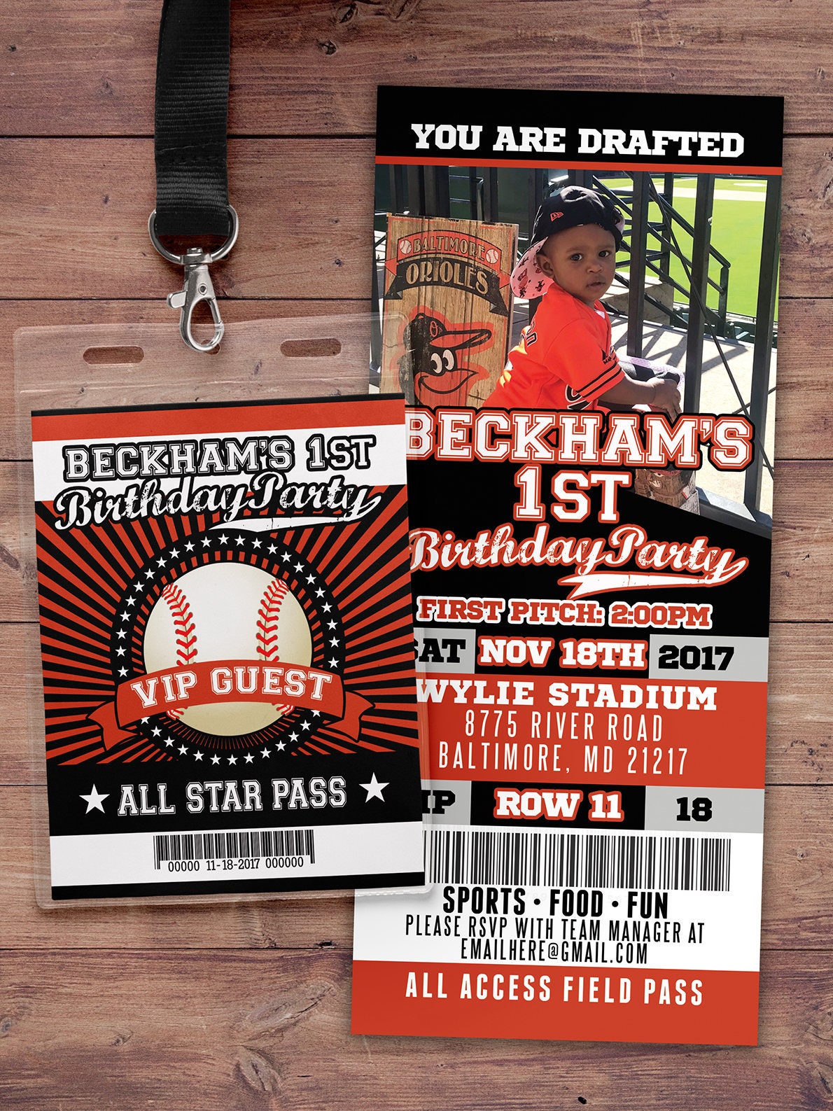 Baseball Ticket Invitation, All Star Birthday, Vip Pass, Party, Sports Birthday, Invite, Bar Mitzvah, Lil Slugger, Digital