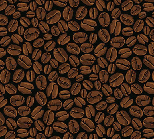 Coffee Beans-Brown-Java-Roast-Blend-Latte-Espresso-Grind-Cafe Culture Collection-From Northcott-24490-36-100 Percent Cotton-Cut To Size