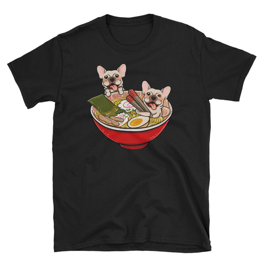 French Bulldog Kawaii Ramen Shirt, Funny T-Shirt, Frenchie Dog Tee