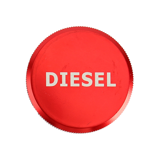 Fuel Gas Cap Leak-proof Seamless Fit Aluminum Alloy Round Car Fuel Tank Cap for Dodge-Ram 2013-2016 - red