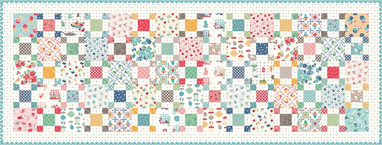 Grandma's Luncheon Boxed Runner Kit Kt-11751 - Riley Blake Designs Cook Book Box Pattern Fabric Quilting Cotton