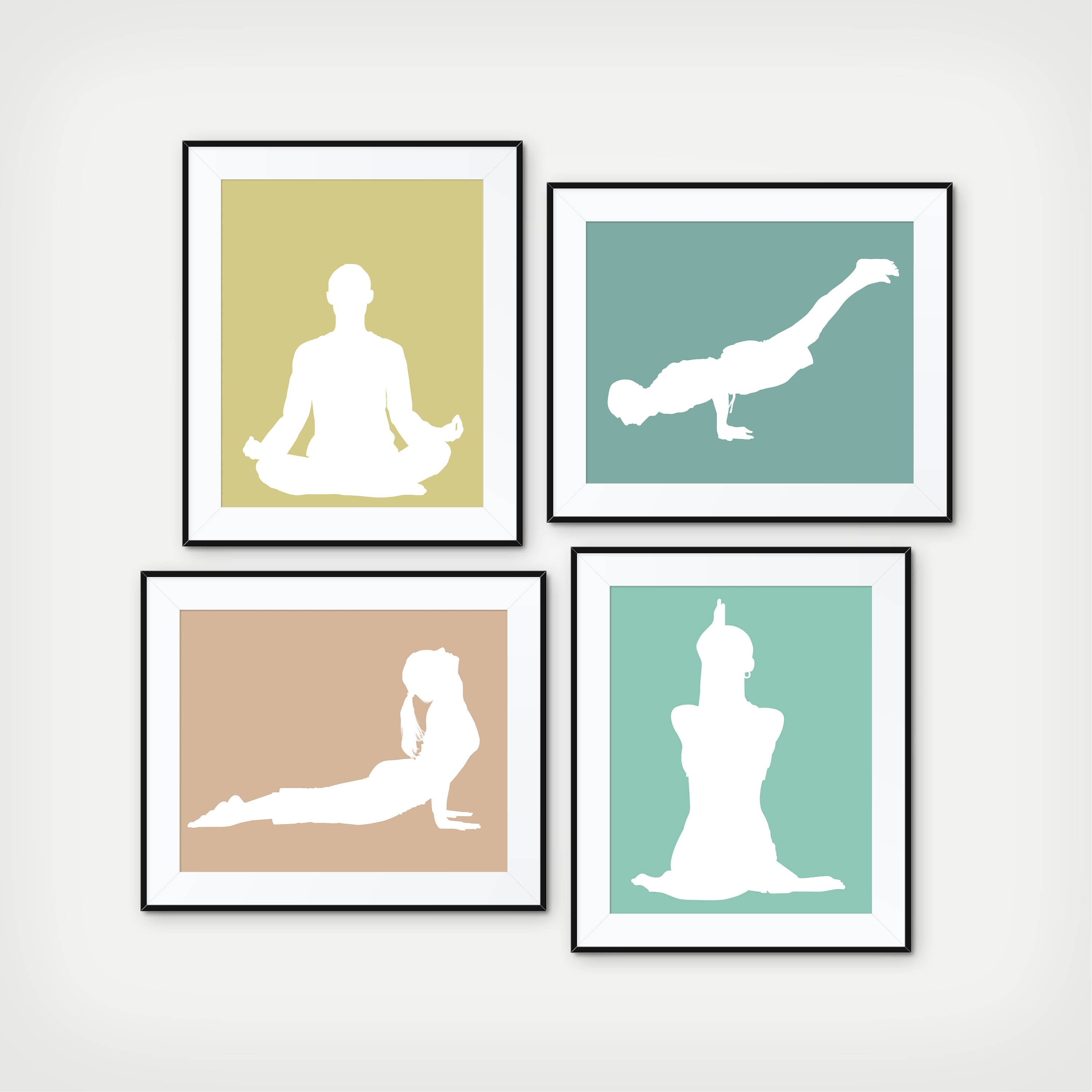 Yoga Gifts, Studio Wall Art Decor, Teacher Gift, Prints