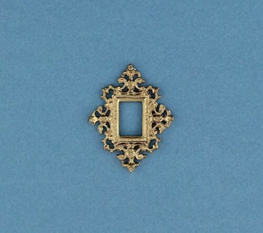 1/12 Scale Beautiful Dollhouse Miniature Fancy Gold Picture Frame #jlm197