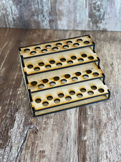 Tiered Sample Vial Display For Perfume Oil | Essential 1.5Ml .05 Fl Oz