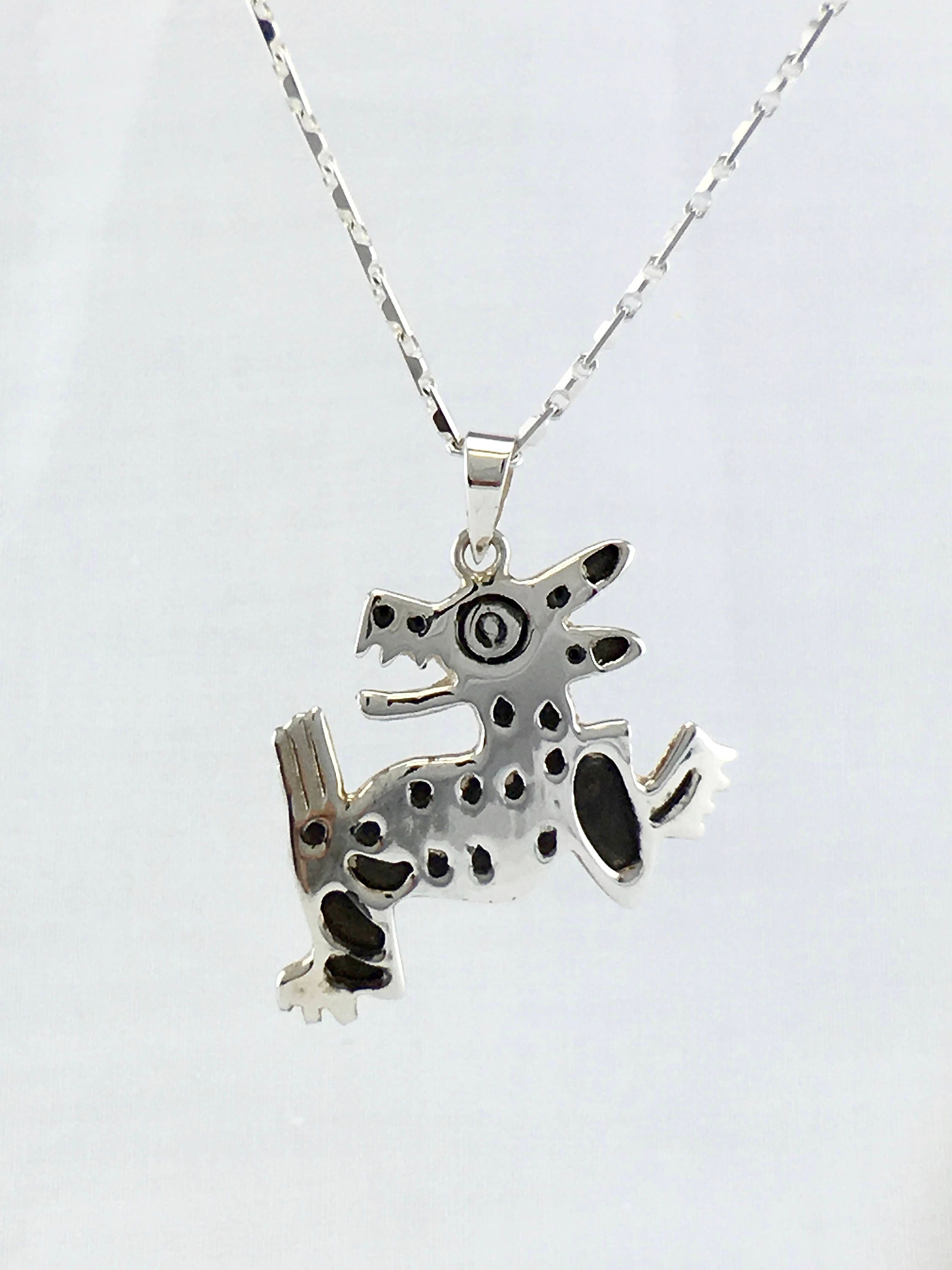 Deer - Venado Mazatl Sterling Silver Pendant Handmade