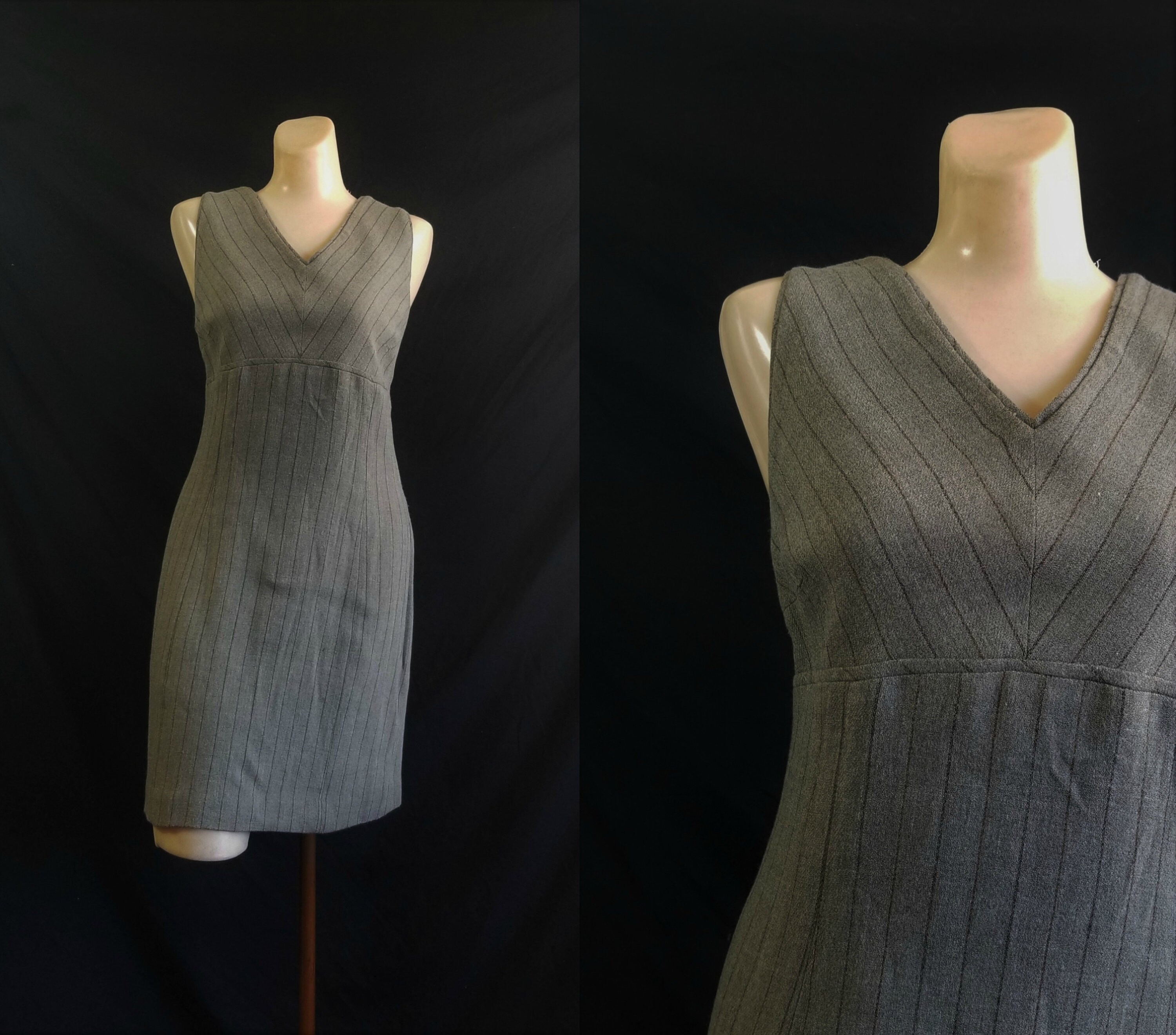 Vtg 90S Alberto Makali Wool Blend Sheath/Size L