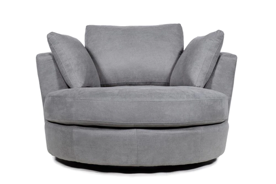 KINWELL Modern Smoky Grey Polyester/Blend Sofa in Gray | HFSM-187S