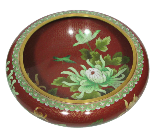 A Large Bowl Of Cloisonne Enamel