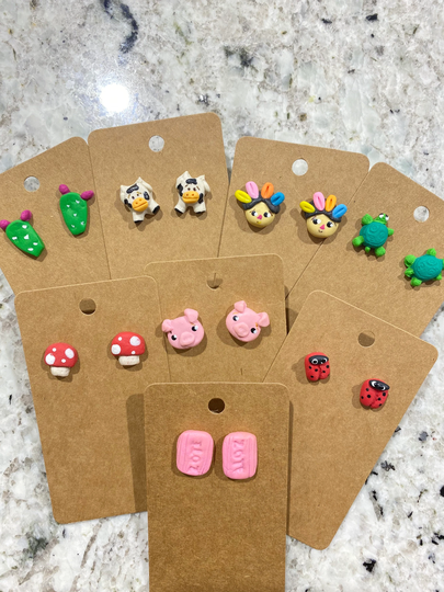 Mexican Earrings - Elote Concha Loteria Mazapán Bread Candy Ramen Noodles- Takis Clay