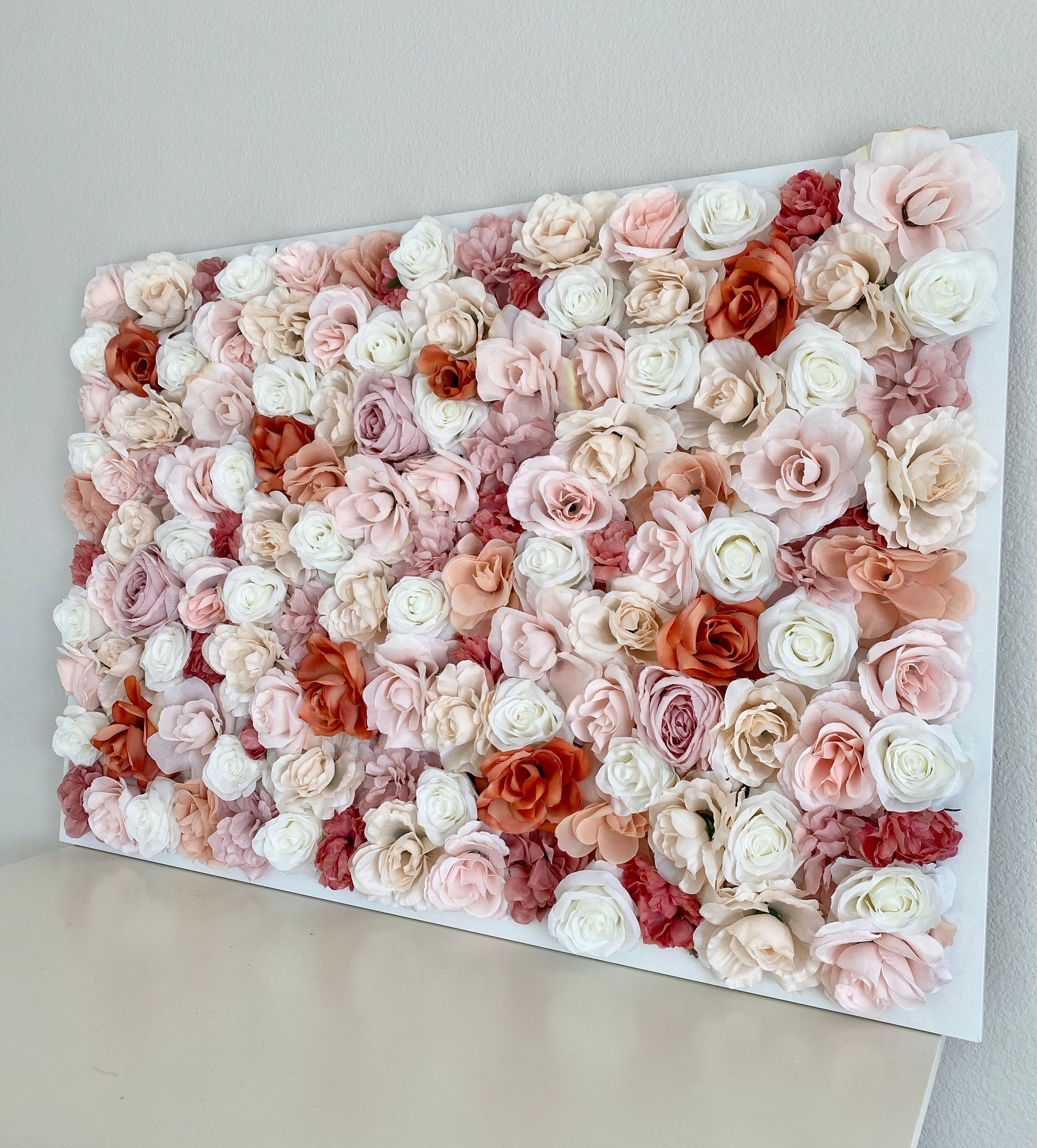 Boho Nursery Decor Girl Wall Flower Peony Art Floral Letter Baby Shower