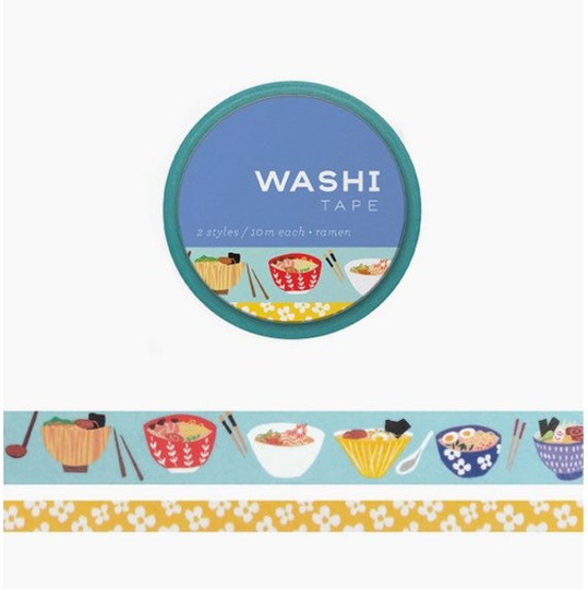 Washi Tape Two Rolls Ramen Noodles Noodle Bowls Japanese Style