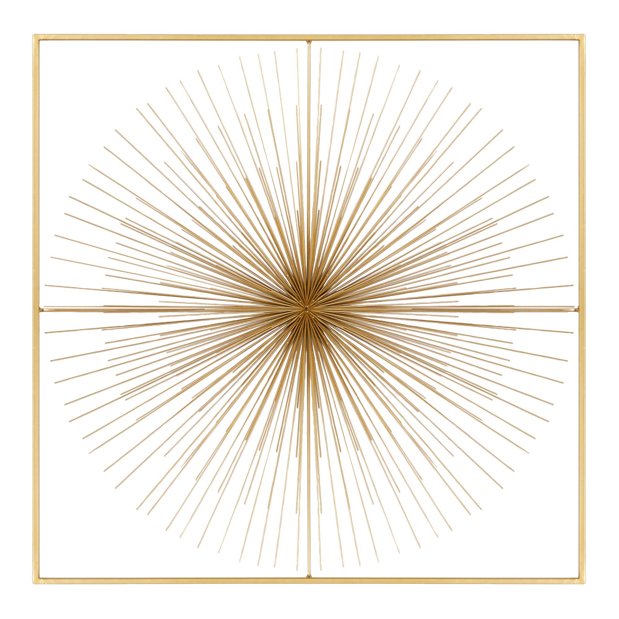 Gold Starburst Framed Wall Decor by World Market