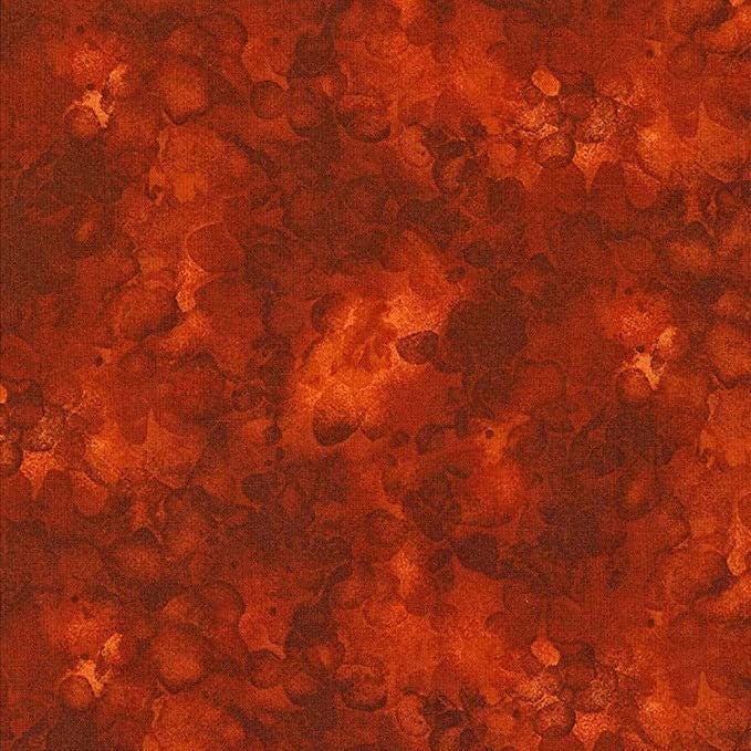 Lava Orange Red Solid-Ish Blender Kimberly Einmo 44 Inches Wide 100% Quilting Cotton Fabric Tt-C6100-Kim-Lava