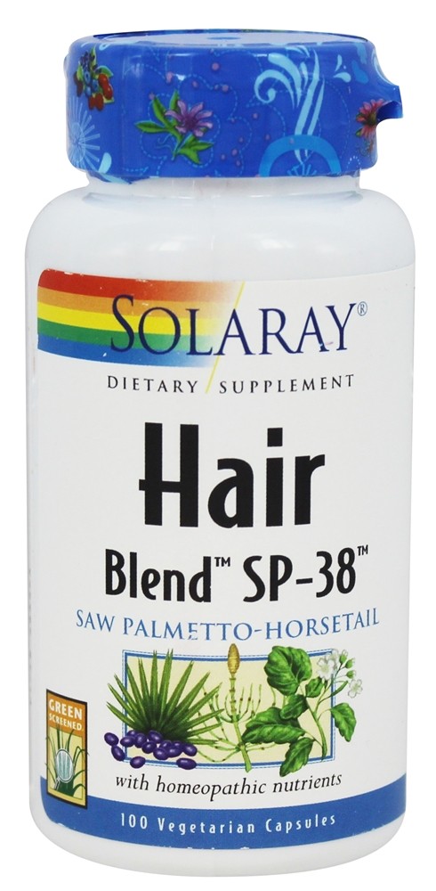 Solaray - Hair Blend SP-38 - 100 Vegetarian Capsules
