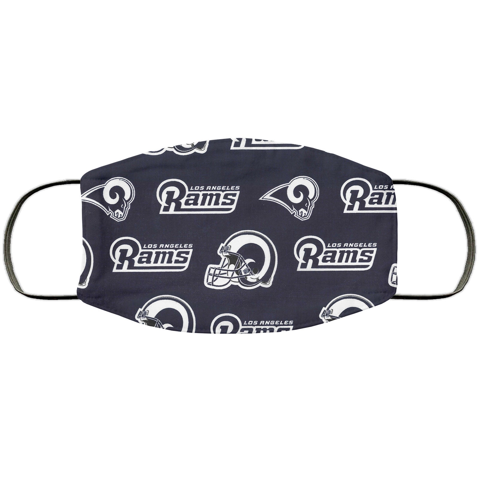 Los Angeles Rams Face Mask | Unisex 3 Layer Facemask, Adult Kid Mask, Washable & Reusable Mask, Fast Shipping Made in Usa