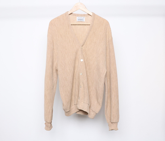 Vintage Mid-Century Wool Blend Alpaca 1950S 60S Men's Gramps Grunge Kurt Cobain Sweater Size Xl