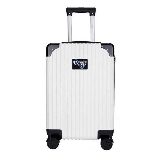 Los Angeles Rams Premium Hardshell Spinner Luggage, White