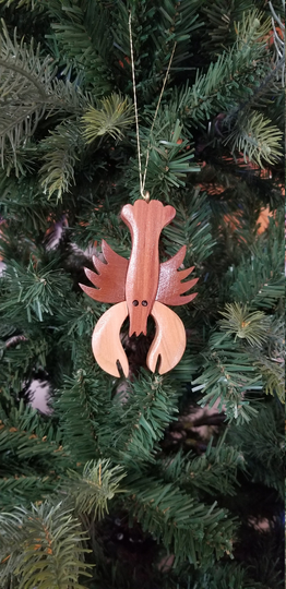 Crawdad/Lobster Christmas Ornament For The Seafood Lover