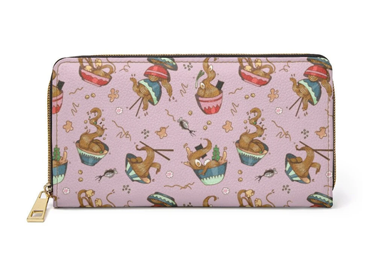 Ramen Wallet, Japanese Food Vegan Wallet Women, Leather Cute