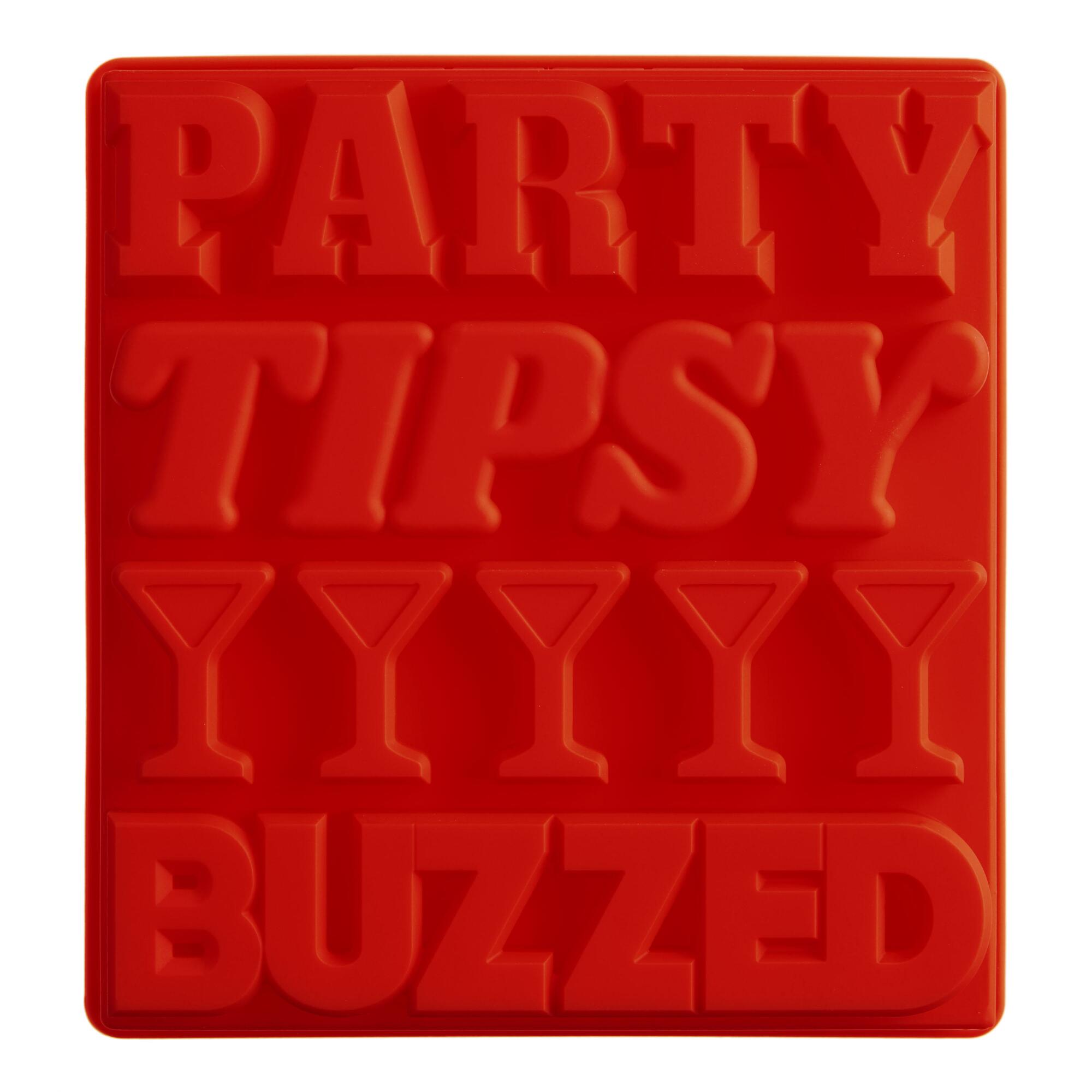 Zoku Party Tipsy Buzzed Silicone Ice Tray by World Market