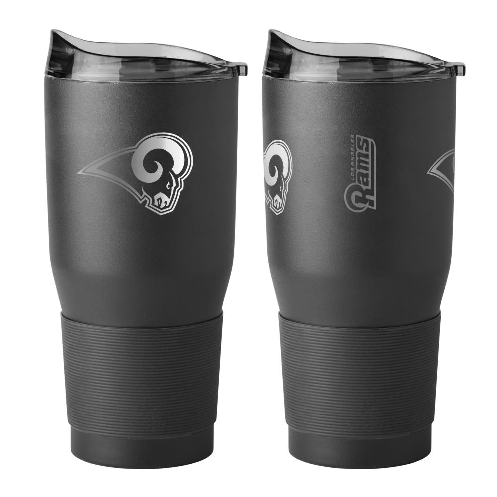 Logo Brands Los Angeles Rams 30-fl oz Stainless Steel Black-Cup | 538034