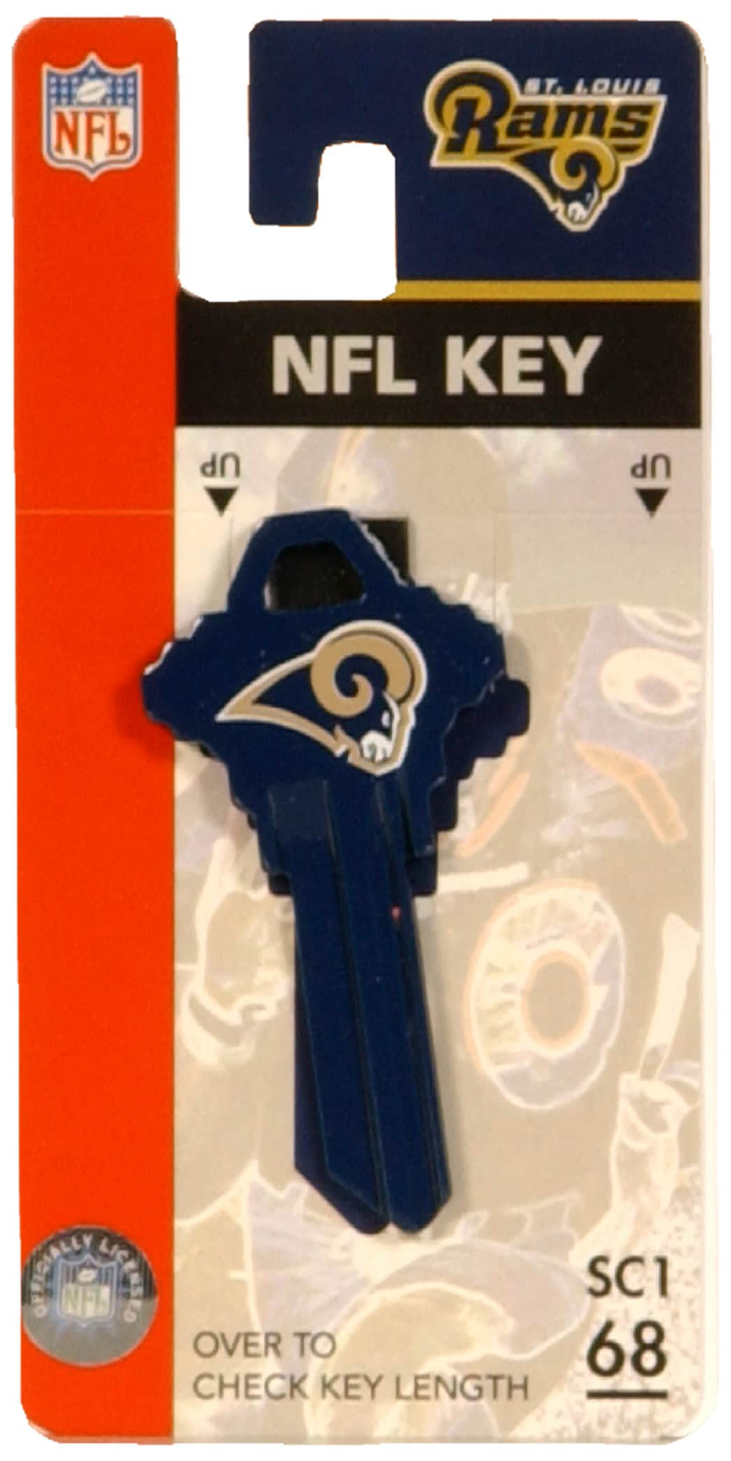 Fanatix St. Louis Rams ed Brass House/Entry Key Blank | 89613