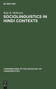 Sociolinguistics in Hindi Contexts Raja R. Mehrotra Author