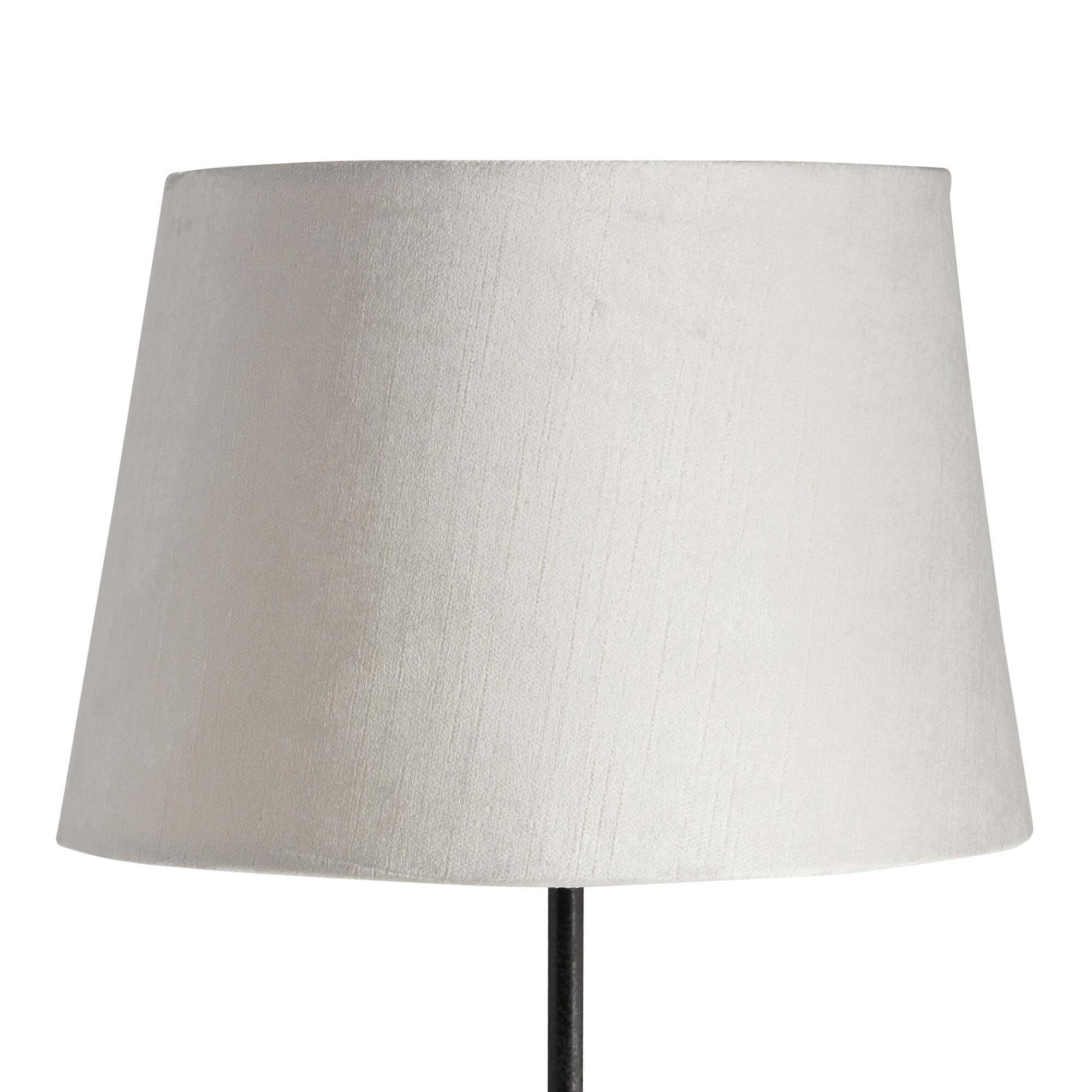 Ivory Velvet Accent Lamp Shade by World Market