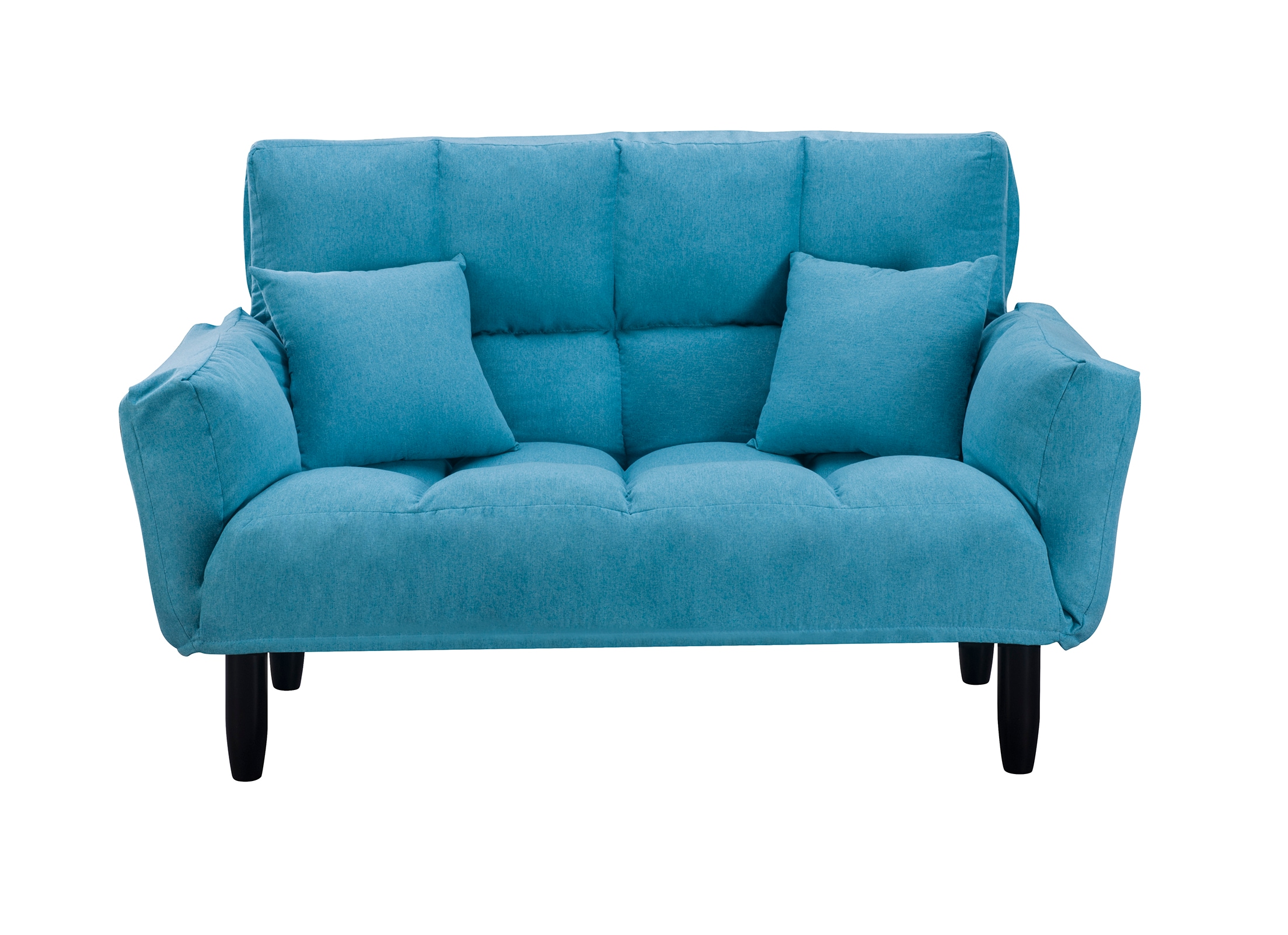 GZMR Modern Blue Polyester/Blend Loveseat | 052AABUS-LC