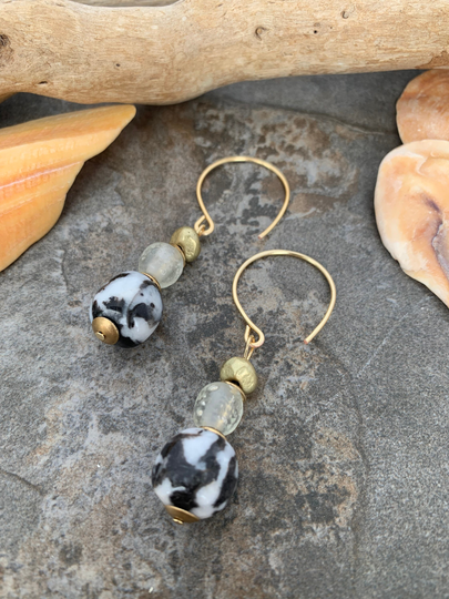 Boho Beaded Dangle Earrings